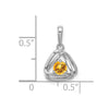 Gemstone Triangle Pendants
