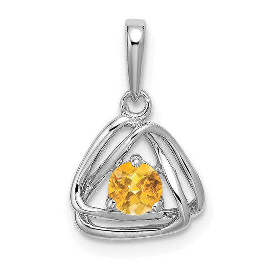 Gemstone Triangle Pendants