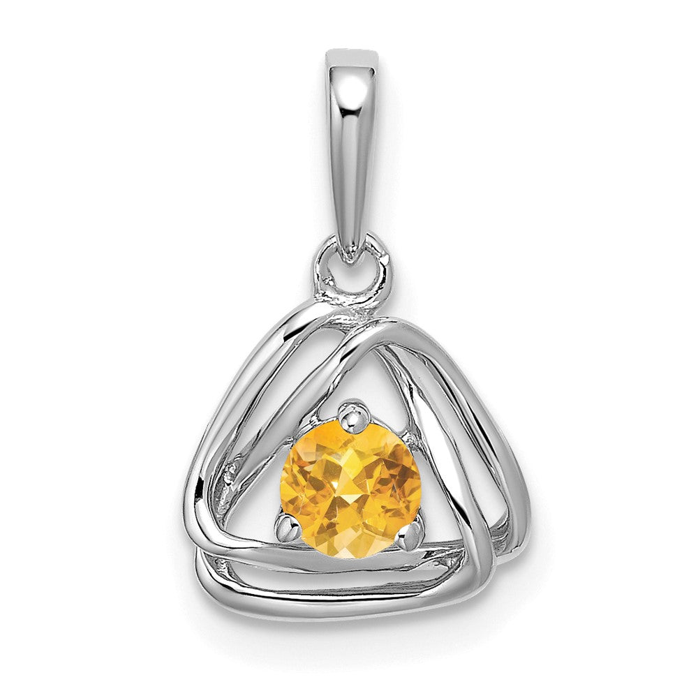 Gemstone Triangle Pendants