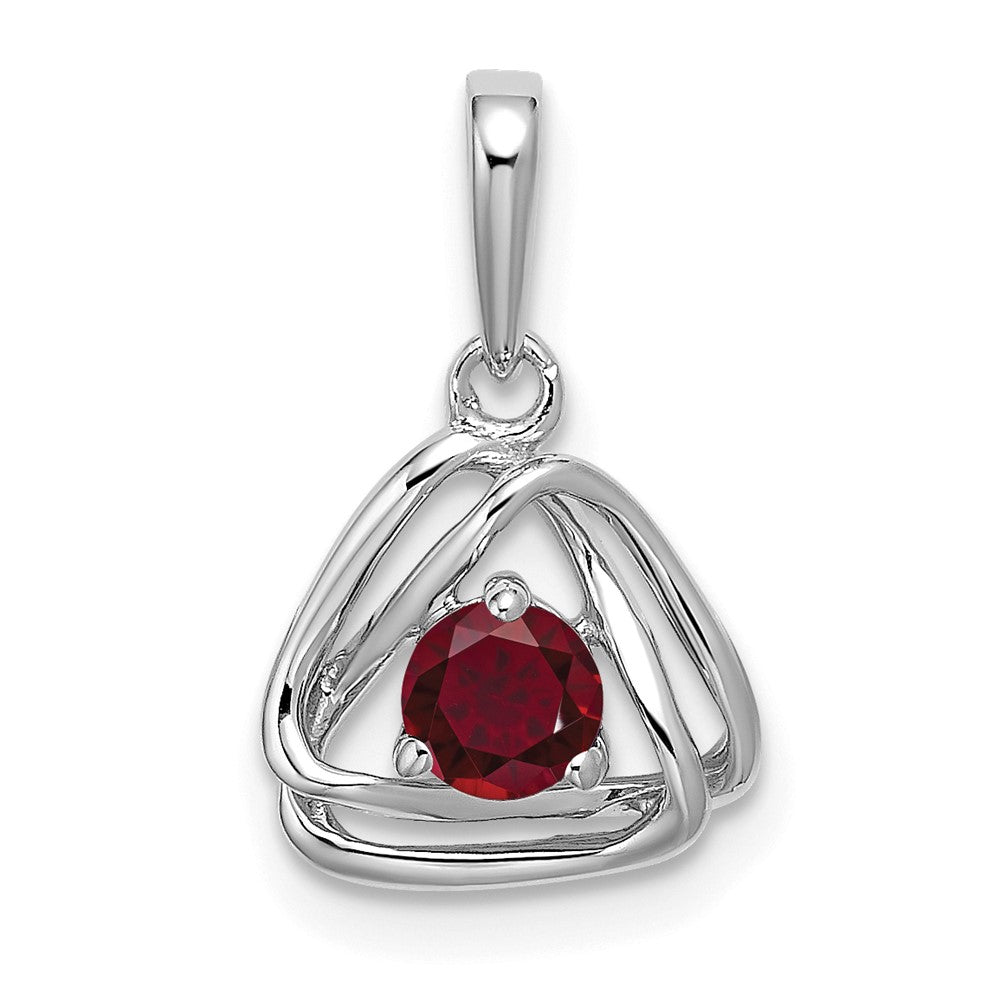 Gemstone Triangle Pendants