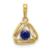 Gemstone Triangle Pendants