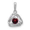 Gemstone Triangle Pendants