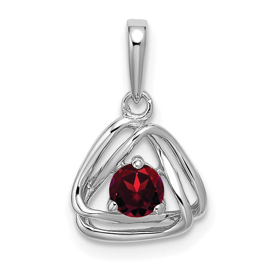 Gemstone Triangle Pendants