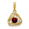 Gemstone Triangle Pendants