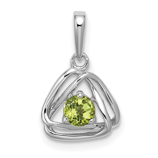 Gemstone Triangle Pendants