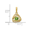 Gemstone Triangle Pendants