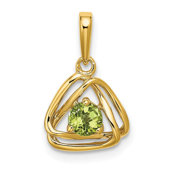 Gemstone Triangle Pendants