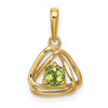 Gemstone Triangle Pendants