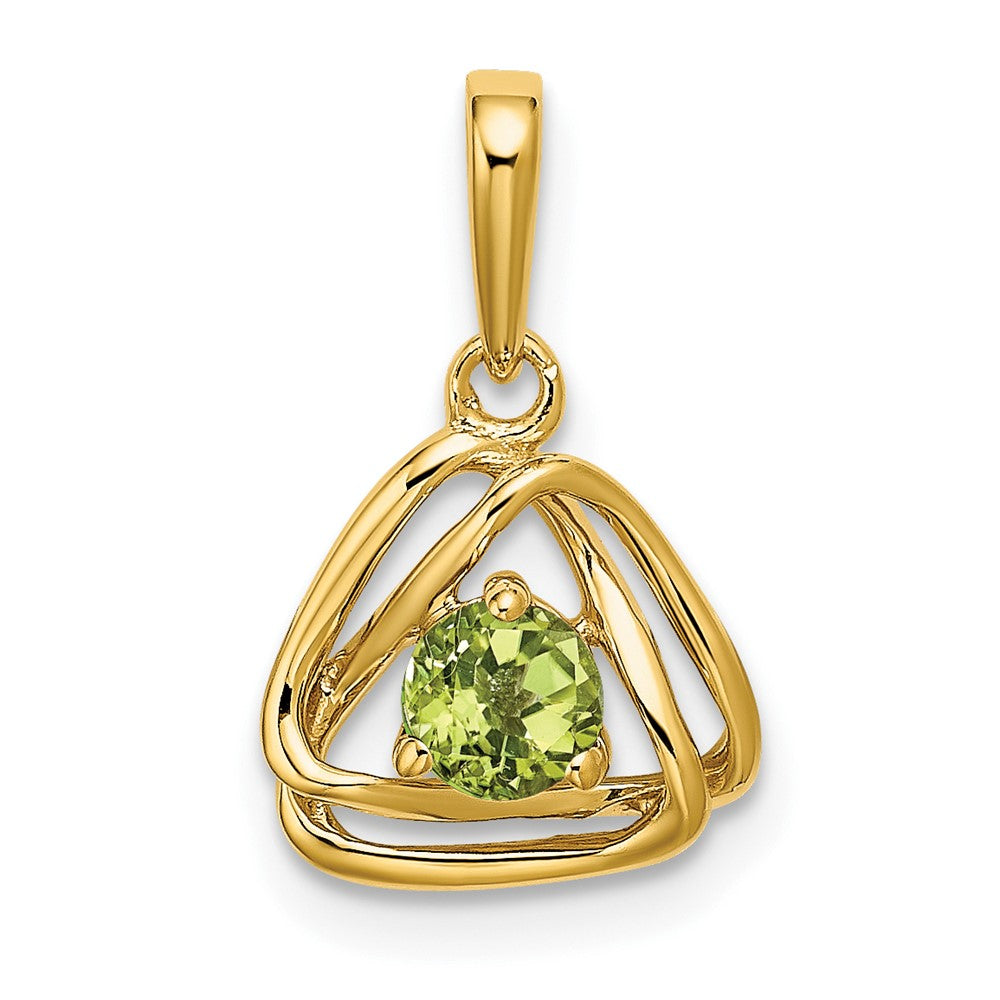 Gemstone Triangle Pendants
