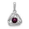 Gemstone Triangle Pendants