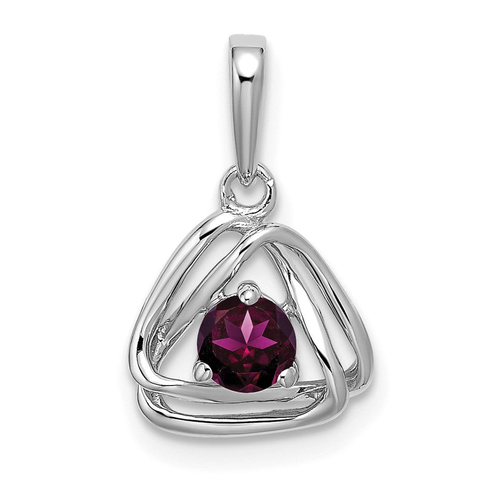 Gemstone Triangle Pendants