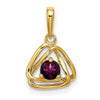 Gemstone Triangle Pendants