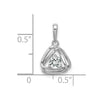 Gemstone Triangle Pendants