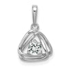 Gemstone Triangle Pendants