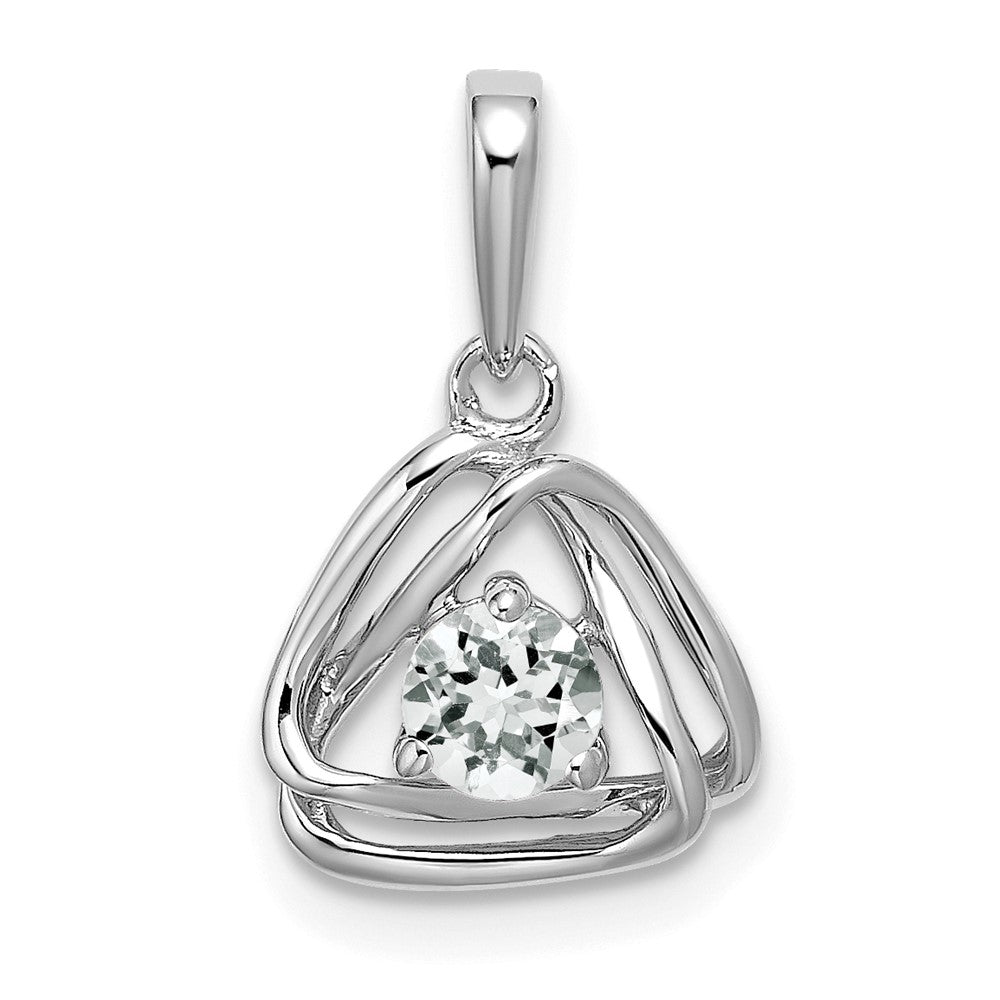 Gemstone Triangle Pendants