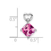 Cushion Gemstone & Diamond Pendants
