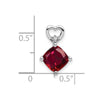 Cushion Gemstone & Diamond Pendants