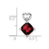 Cushion Gemstone & Diamond Pendants