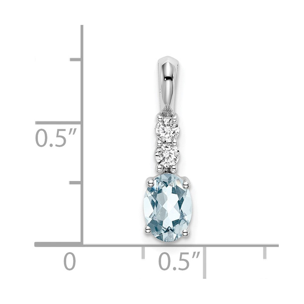 Oval Gemstone & Diamond Pendants