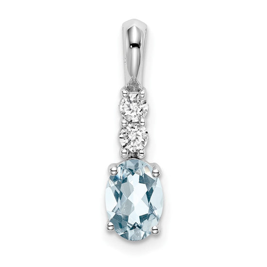 Oval Gemstone & Diamond Pendants