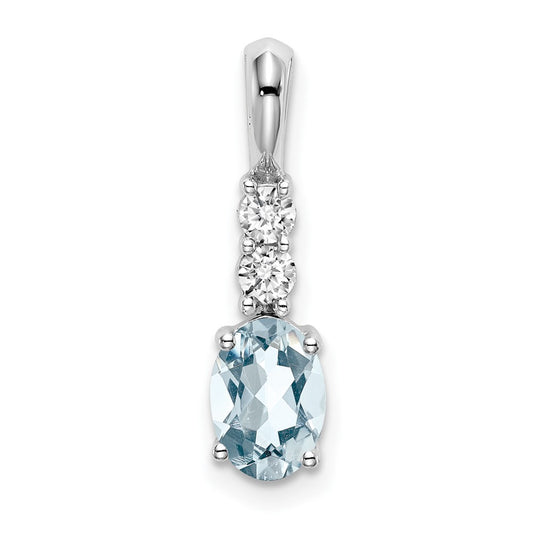 Oval Gemstone & Diamond Pendants