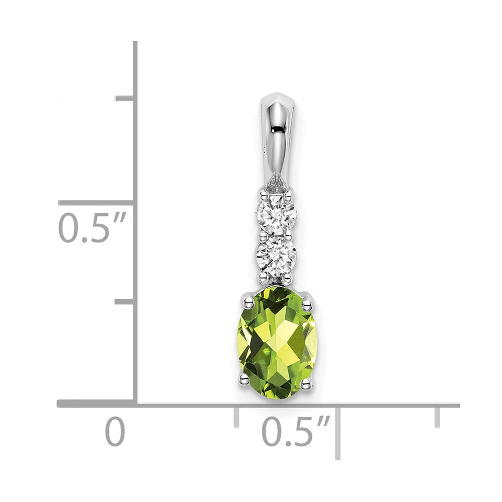 Oval Gemstone & Diamond Pendants