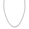 Gold Lab Grown Diamond Graduated Necklace