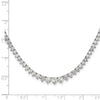 Gold Lab Grown Diamond Graduated Necklace