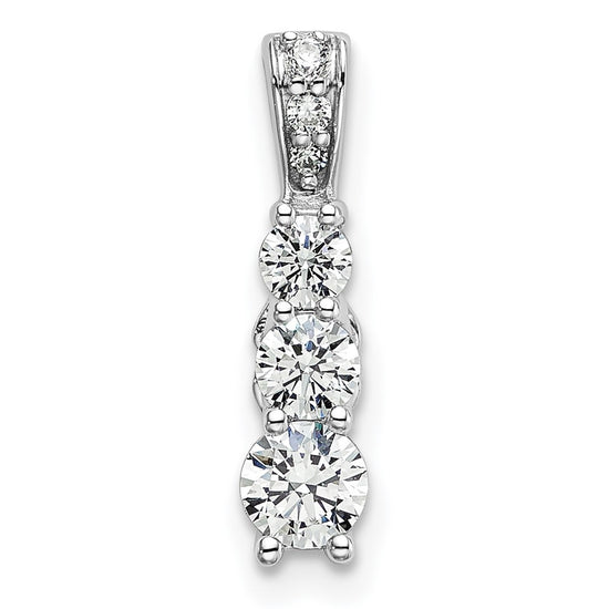 Diamond 3-stone Pendants