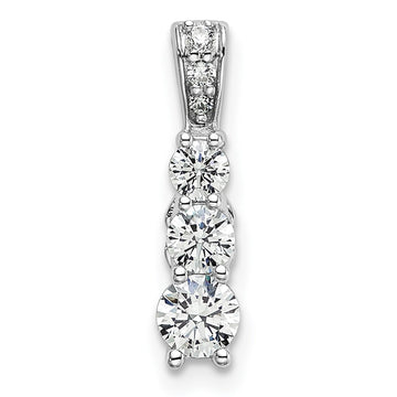 Diamond 3-stone Pendants
