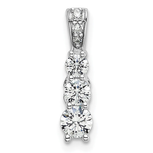 Diamond 3-stone Pendants