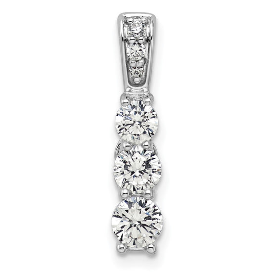 Diamond 3-stone Pendants