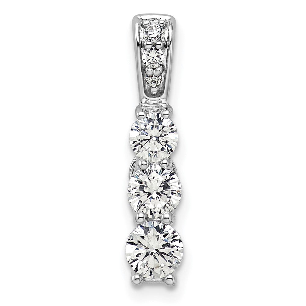 Diamond 3-stone Pendants