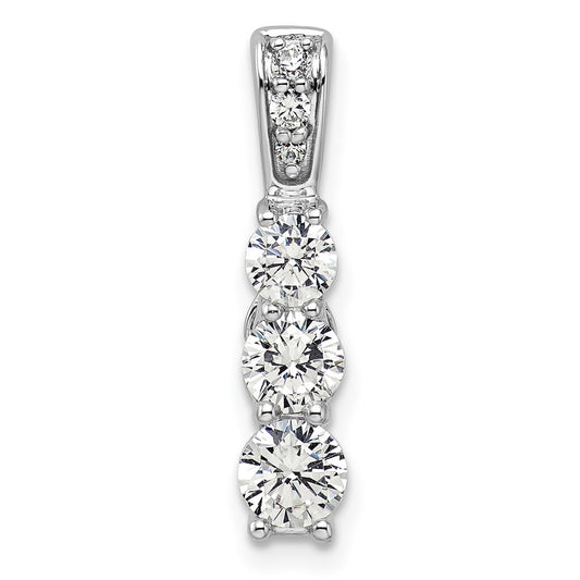 Diamond 3-stone Pendants