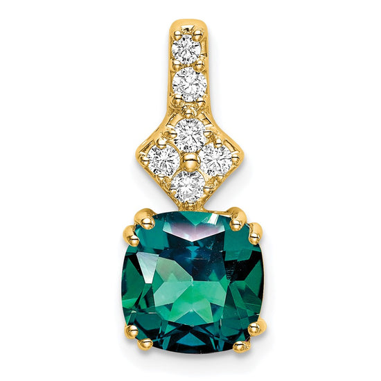 Gemstone and Diamond Pendants