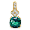Gemstone and Diamond Pendants