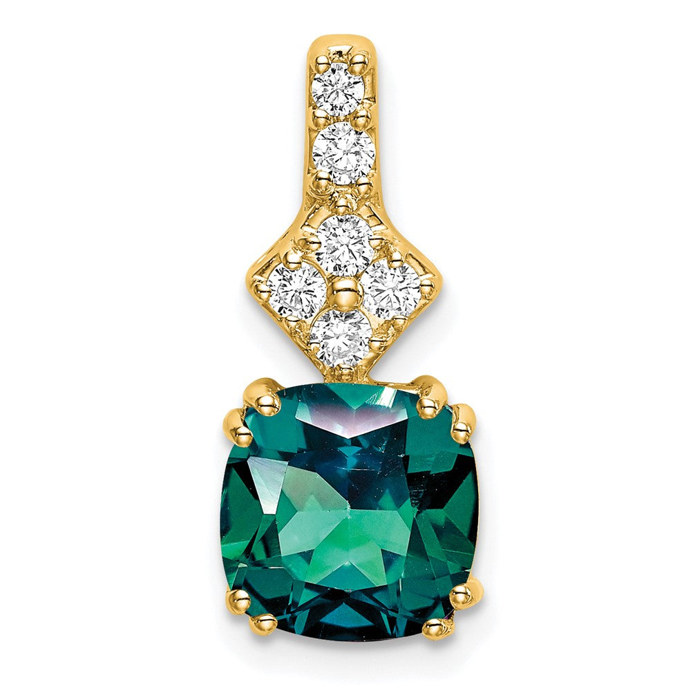 Gemstone and Diamond Pendants