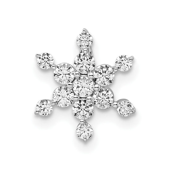 Gold Lab Grown Diamond Snowflake Cluster Jewelry