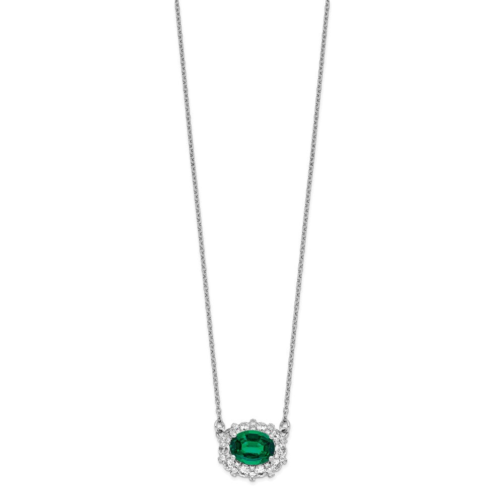 Lab Grown Diamond. Lab Created Gemstone Necklaces
