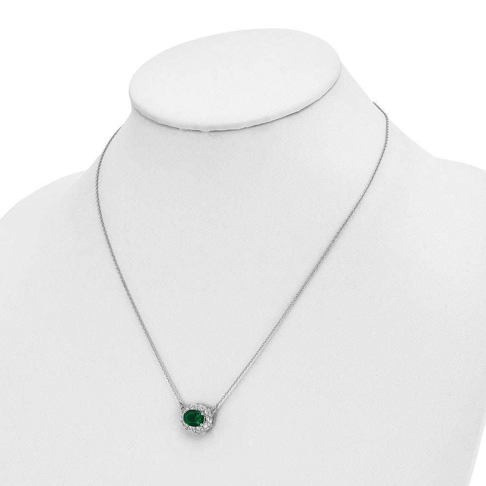 Lab Grown Diamond. Lab Created Gemstone Necklaces