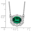 Lab Grown Diamond. Lab Created Gemstone Necklaces