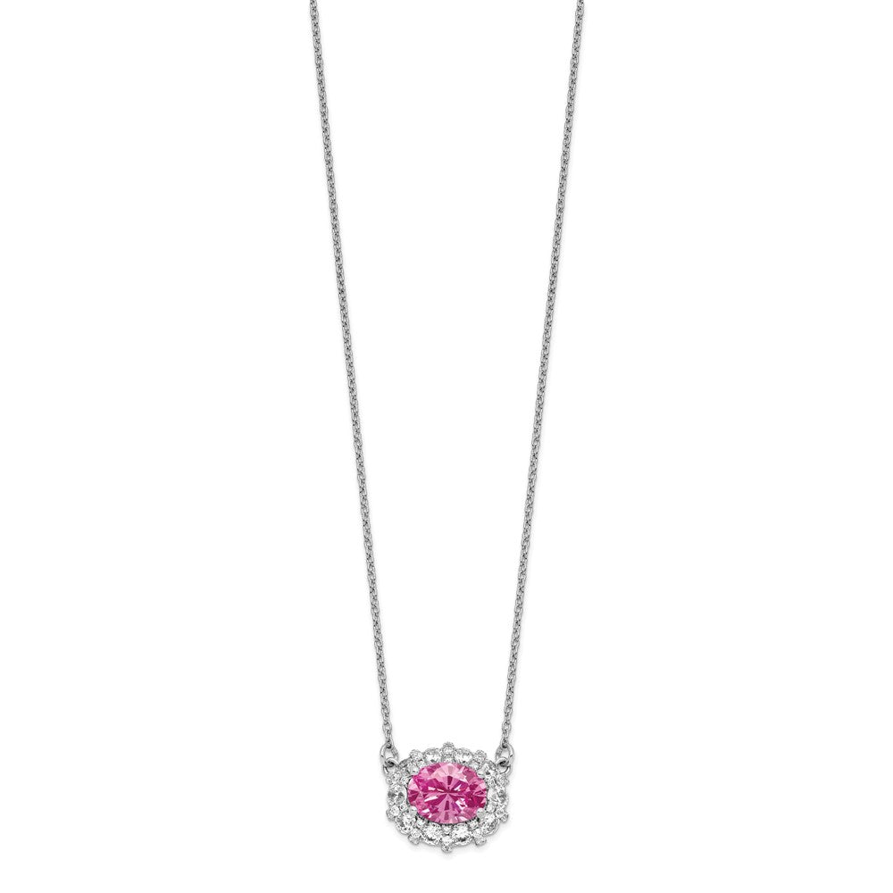 Lab Grown Diamond. Lab Created Gemstone Necklaces