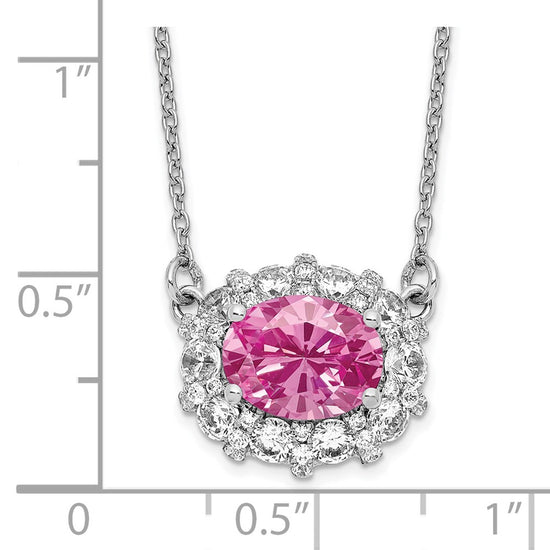 Lab Grown Diamond. Lab Created Gemstone Necklaces