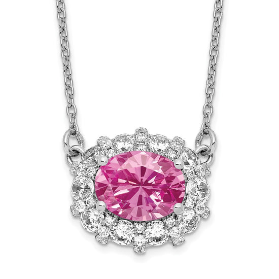 Lab Grown Diamond. Lab Created Gemstone Necklaces