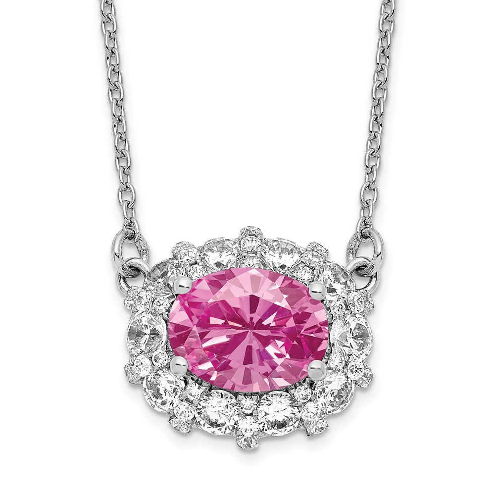 Lab Grown Diamond. Lab Created Gemstone Necklaces