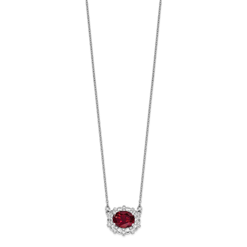 Lab Grown Diamond. Lab Created Gemstone Necklaces