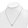 Gold Lab Grown Diamond 3-Stone Necklace