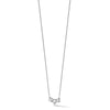 Gold Lab Grown Diamond 3-Stone Necklace