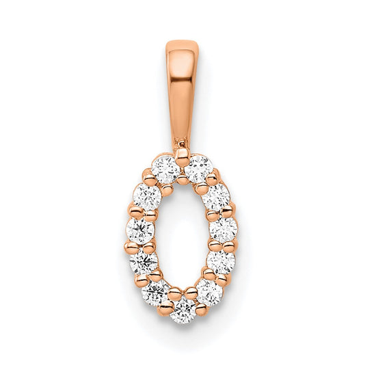 Diamond Number Pendant