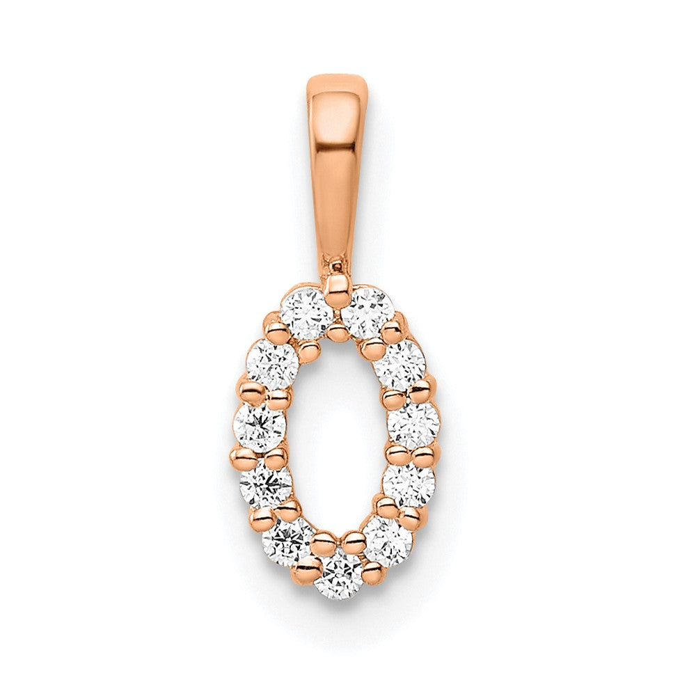 Diamond Number Pendant